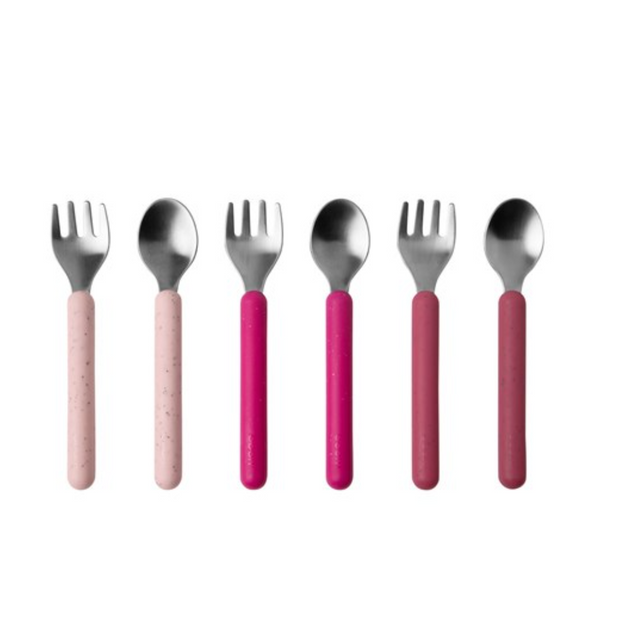 Stainless-Steel Toddler Utensils VARIOUS COLOURS
