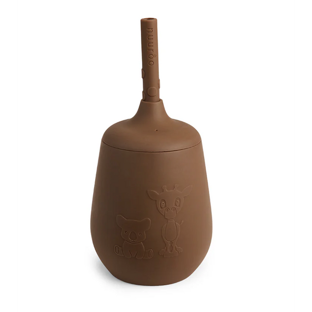 Adita Silicone Cup With Straw VARIOUS COLOURS