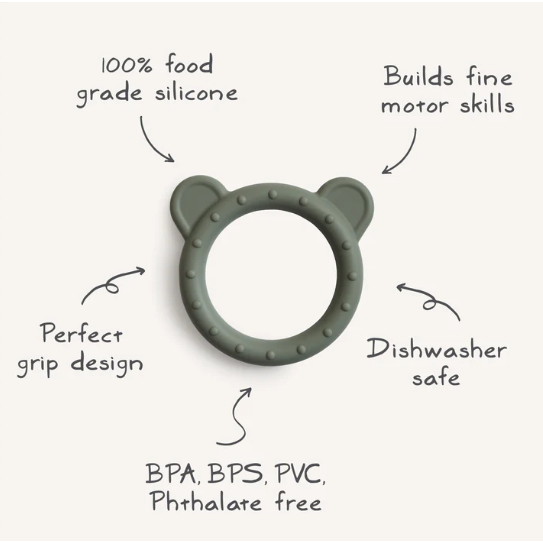 Mushie Bear Teether