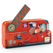 The Fire Truck 16pc Silhouette Puzzle