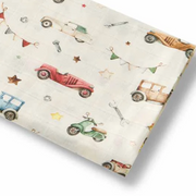 Vintage Cars Organic Muslin Wrap