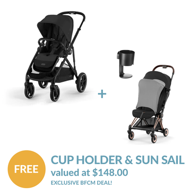 Gazelle S 2023 Pram + FREE Cup Holder and Sun Sail