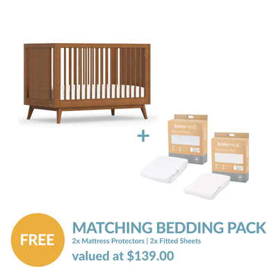 Kaya Cot + FREE Matching Bedding Pack