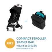 Orfeo Stroller + FREE Compact Stroller Travel Bag