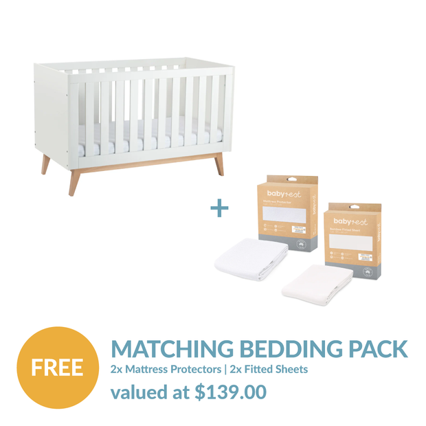 Tommi Cot + FREE Matching Bedding Pack