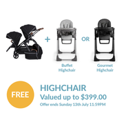 Wave 3 Pram (Licorice) PRE ORDER