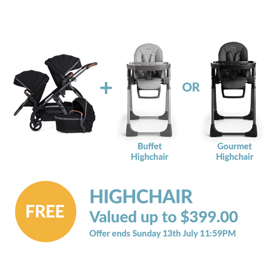 Wave 3 Pram (Licorice) PRE ORDER