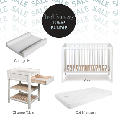 Troll top nursery crib