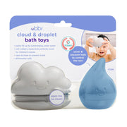 Cloud and Droplet Bath Toys - Cloudy Blue