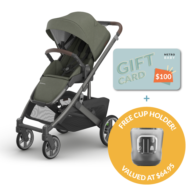 CRUZ V3 Pram VARIOUS COLOURS + $100 Metro Baby Voucher