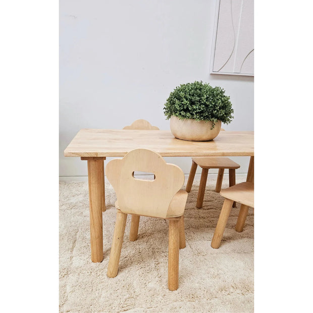 Classic Rectangular Table and 4 Chairs