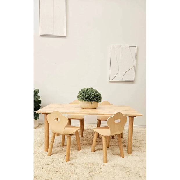 Classic Rectangular Table and 4 Chairs