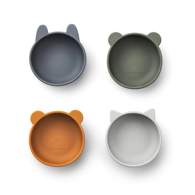 Iggy Silicone Bowls 4 Pack VARIOUS STYLES PRE ORDER DECEMBER