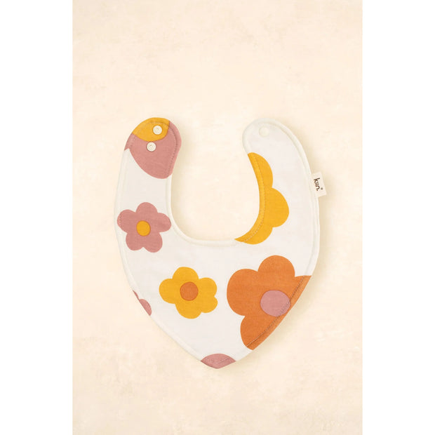 Bamboo Cotton Dribble Bib - Bloom