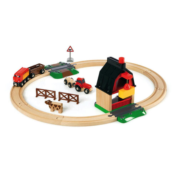 BRIO Farm Railway 20 piece Set