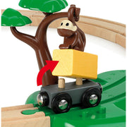 BRIO Safari Railway 17 piece Set