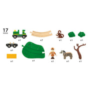BRIO Safari Railway 17 piece Set