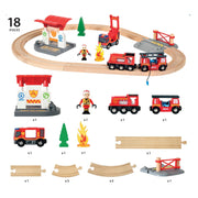 BRIO Firefighter 18 piece Set