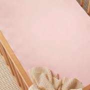 Fitted Cot Sheet - Baby Pink