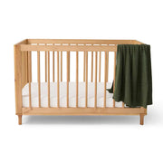 Fitted Cot Sheet - Milk