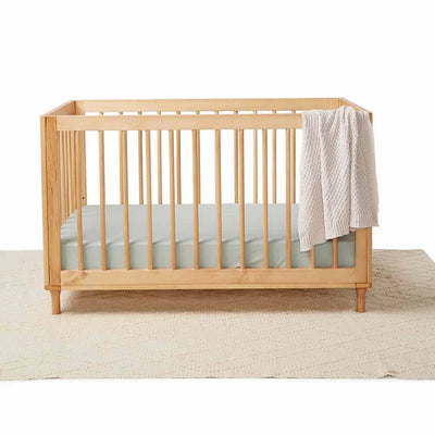 Fitted Cot Sheet - Sage
