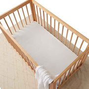 Fitted Cot Sheet - Stone