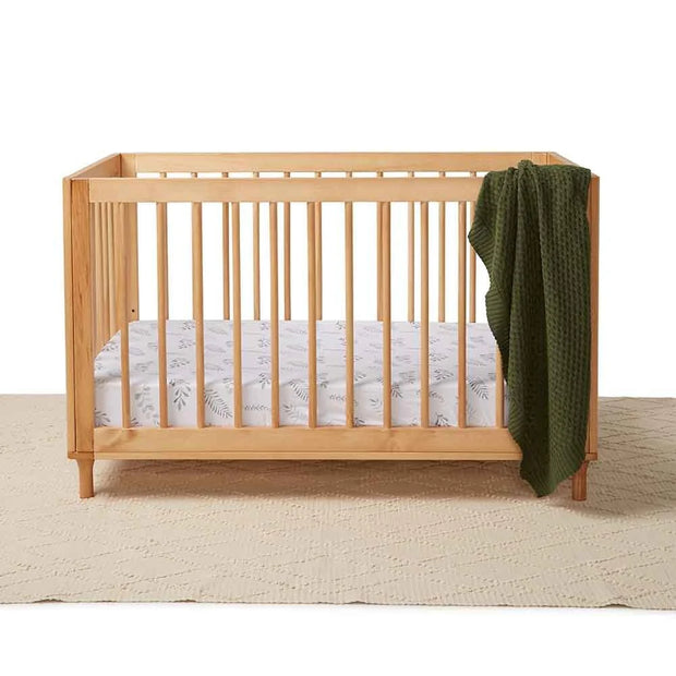 Fitted Cot Sheet - Wild Fern