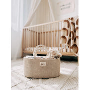 Cotton Rope Nappy Caddy Organiser