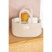 Cotton Rope Nappy Caddy Organiser