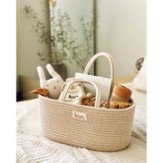 Cotton Rope Nappy Caddy Organiser