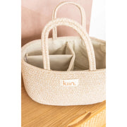 Cotton Rope Nappy Caddy Organiser