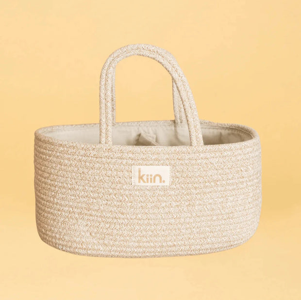 Cotton Rope Nappy Caddy Organiser