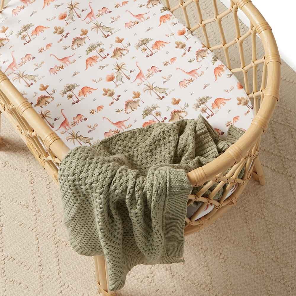 Diamond Knit Organic Baby Blanket - Dewkist