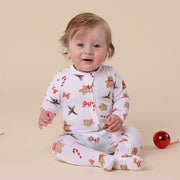 Organic Snuggle Sleepsuit Zip Footie VARIOUS DESIGNS