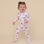 Organic Snuggle Sleepsuit Zip Footie VARIOUS DESIGNS