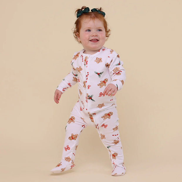 Organic Snuggle Sleepsuit Zip Footie VARIOUS DESIGNS