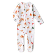 Organic Snuggle Sleepsuit Zip Footie VARIOUS DESIGNS