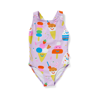 Elastic Strap Bather - Sundae Fun Day