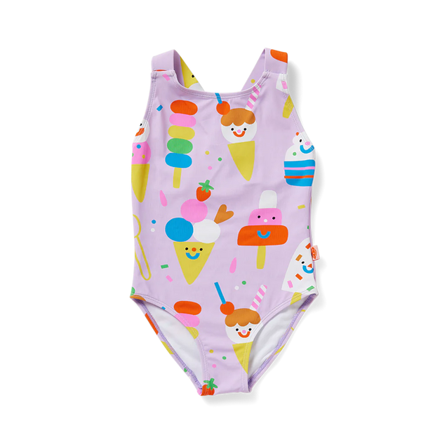 Elastic Strap Bather - Sundae Fun Day