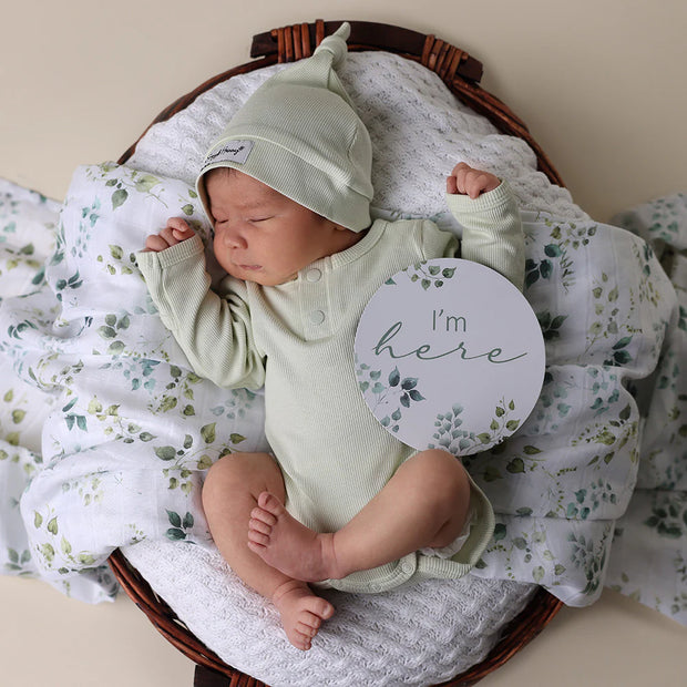 Long Sleeve Organic Bodysuit - Honeydrew