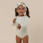 Long Sleeve Organic Bodysuit - Honeydrew