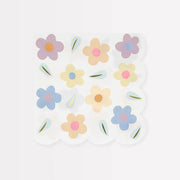 Happy Flowers Large Napkins