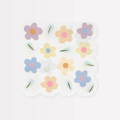 Happy Flowers Large Napkins