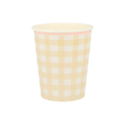 Gingham Cups