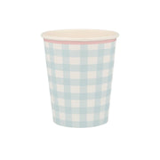 Gingham Cups