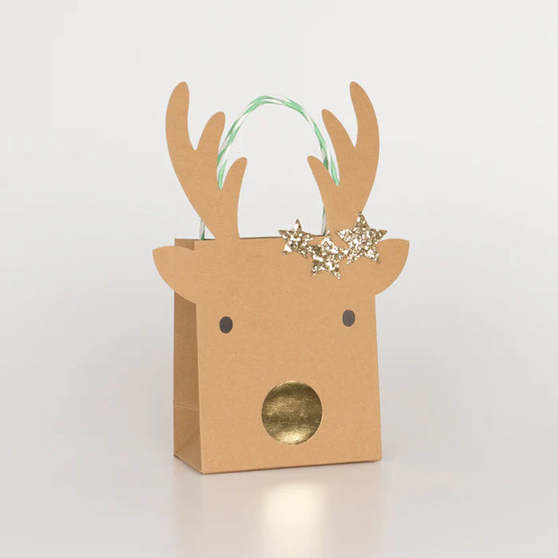 Reindeer With Stars Gift Bags