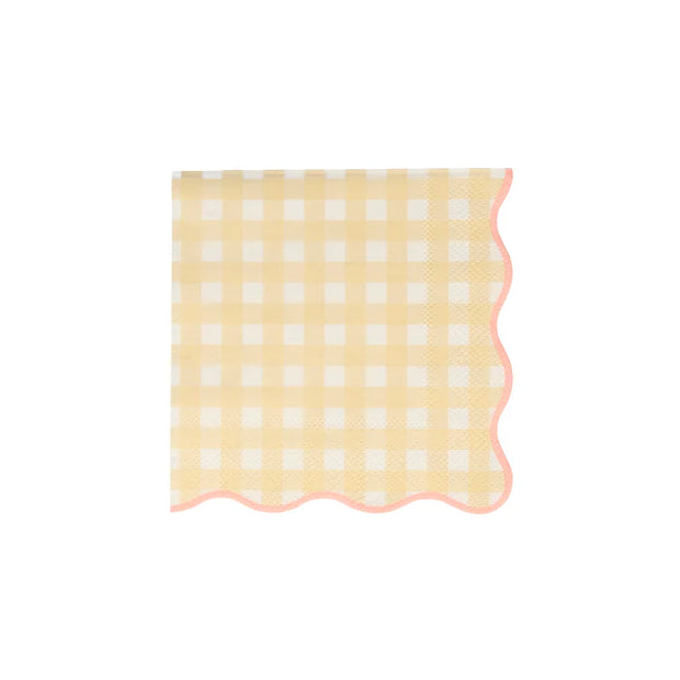 Gingham Small Napkins