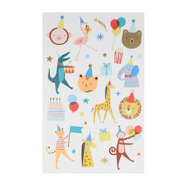 Animal Parade Tattoo Sheets (Pack of 2)