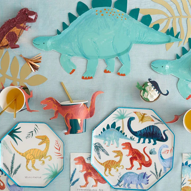 Dinosaur Kingdom Dinner Plates 8 pack