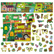 Puzzle + Stickers The Farm